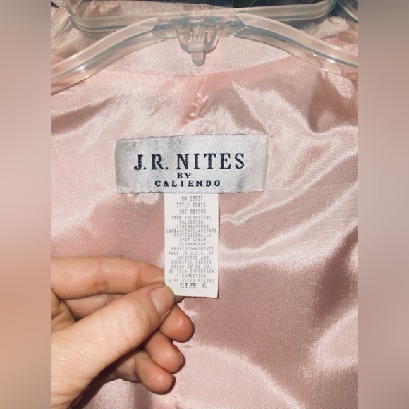 Vintage 2pc Long Dress and Coat Set Size 6 - Picture 10 of 17